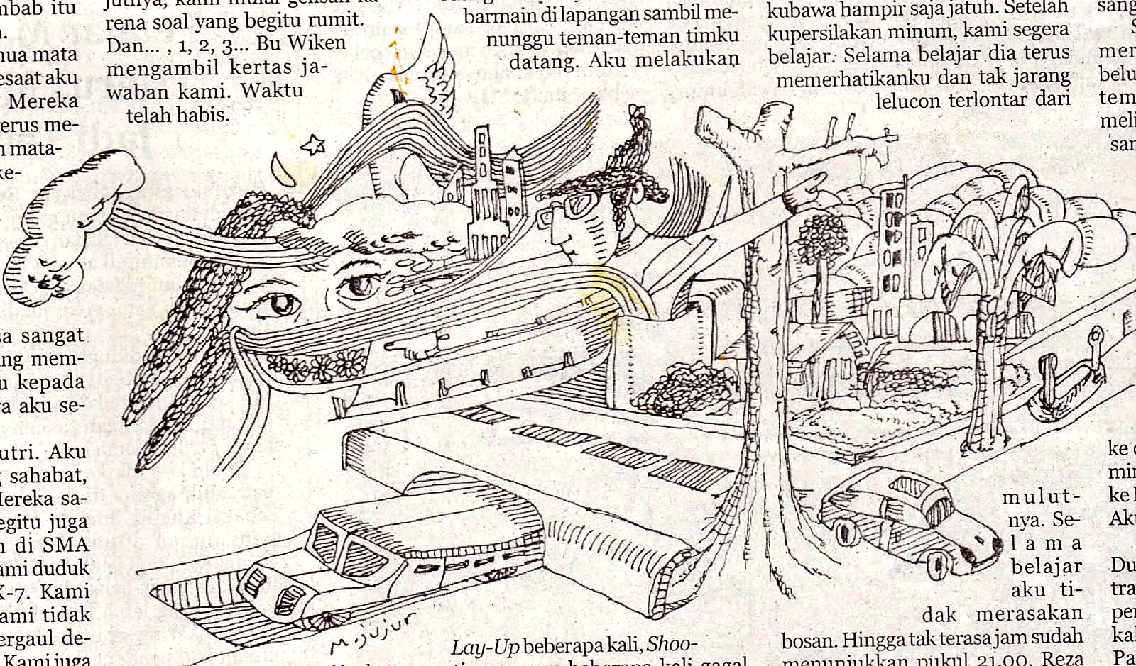 Karya gambar Muhammad Jujur, arsip nomor 01