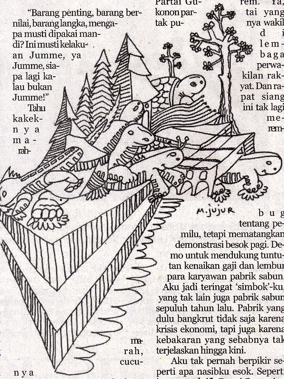Karya gambar Muhammad Jujur, arsip nomor 21